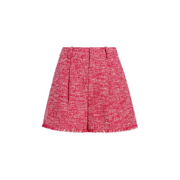 Cinq A Sept Katrice Berry Jam Tweed Shorts NWT